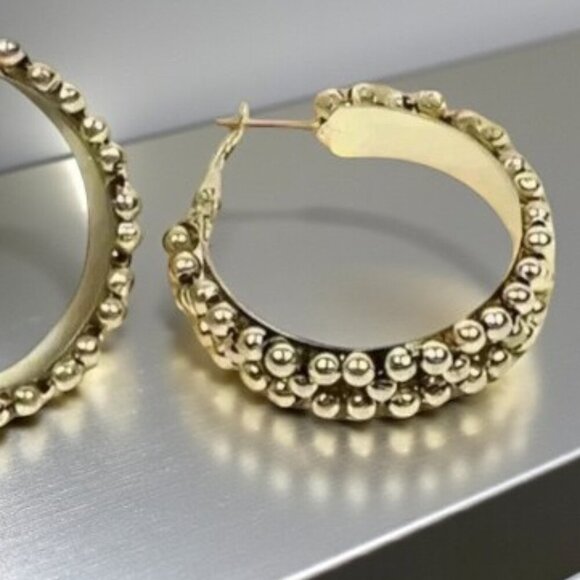 🆕️Indian Artisan Handcrafted Boho Chic Statement Trendy Hoop Earrings - Picture 9 of 11